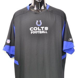 Reebok Indianapolis Colts Men's Size XXL Black Athletic Football Shirt
